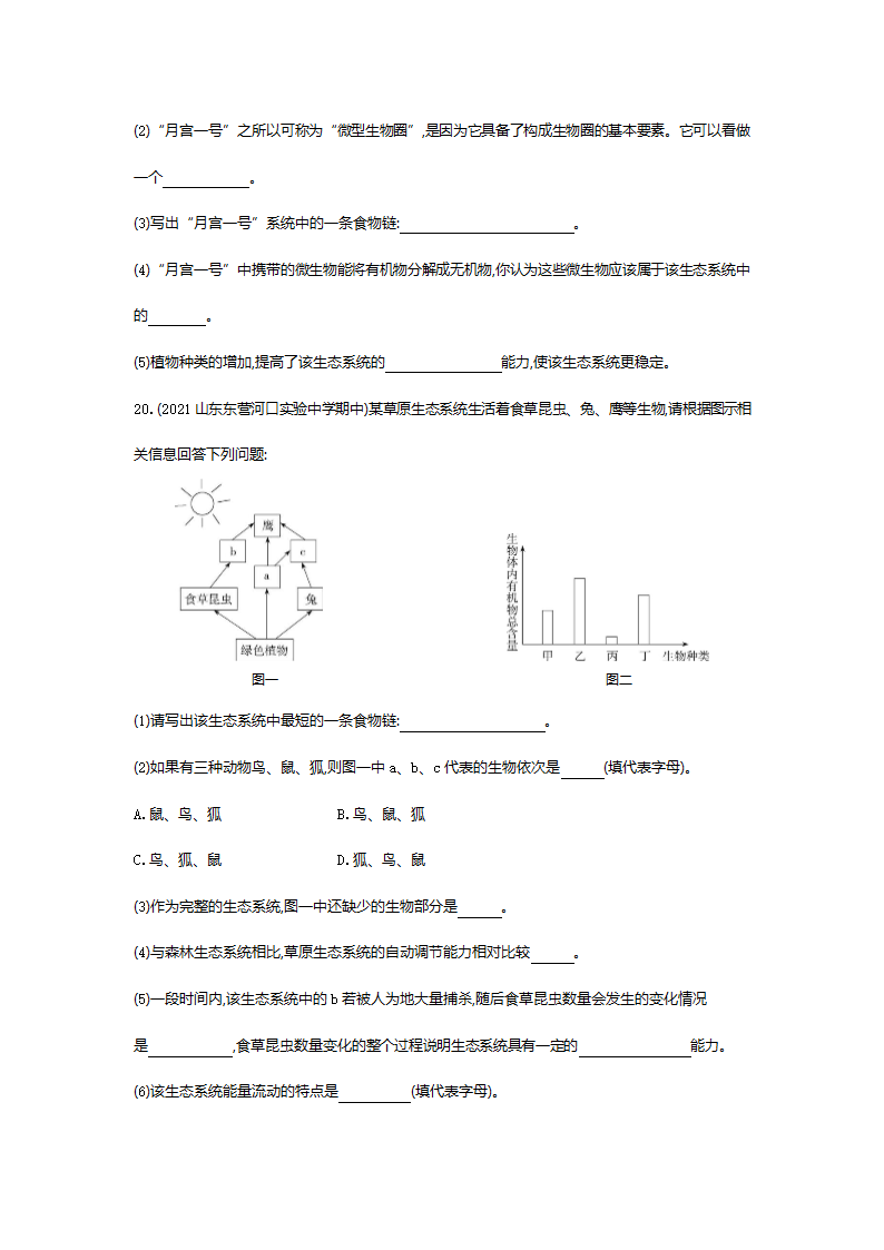 2.3 生物圈是最大的生态系统练习(word版含解析）.doc第5页