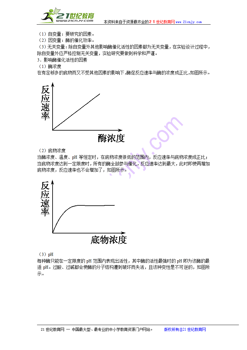 2011高考生物二轮复习：专题2 细胞代谢1 物质跨膜运输与酶和atp.doc第3页