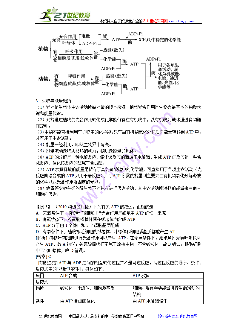 2011高考生物二轮复习：专题2 细胞代谢1 物质跨膜运输与酶和atp.doc第7页