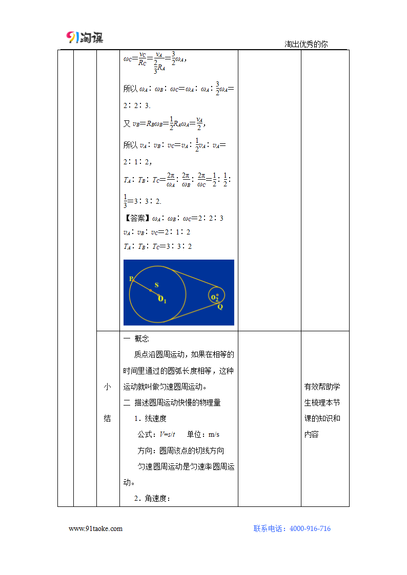 物理-人教版-必修2-教学设计3：5.4 圆周运动.docx-第五章 曲线运动-教学设计.docx第9页