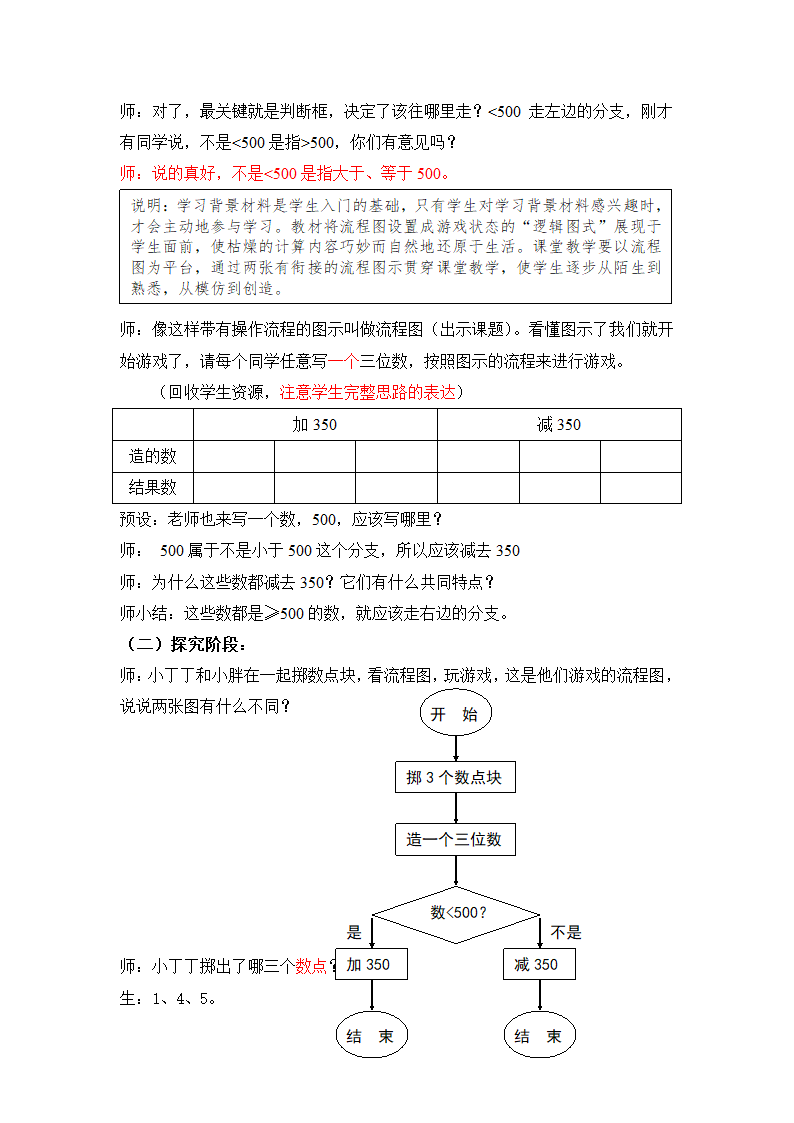 二年级下册数学教案-7.7  数学广场-流程图  沪教版.doc第2页