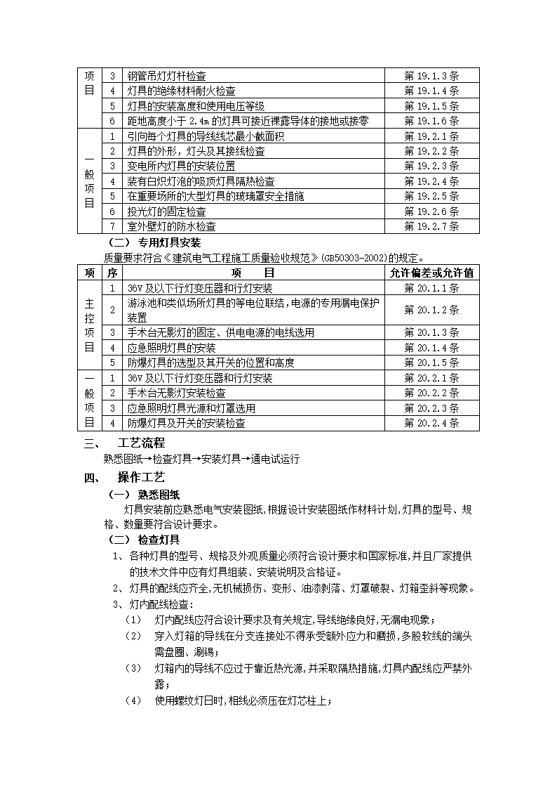 建筑电气灯具安装施工工艺.doc第2页