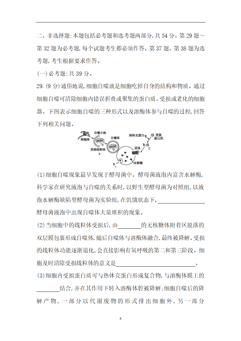 5高中生物二轮复习：高考仿真冲刺卷五（含答案详解）.doc第4页