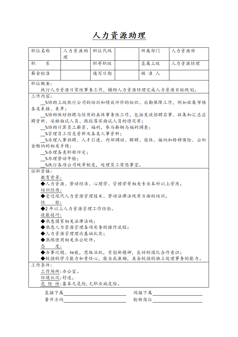 人力资源助理.docx