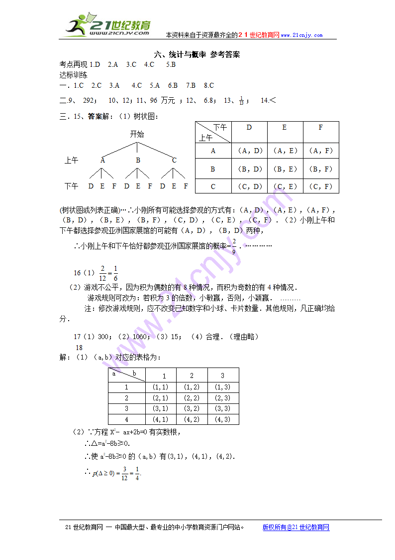 统计与概率（中考复习专题）.doc第6页