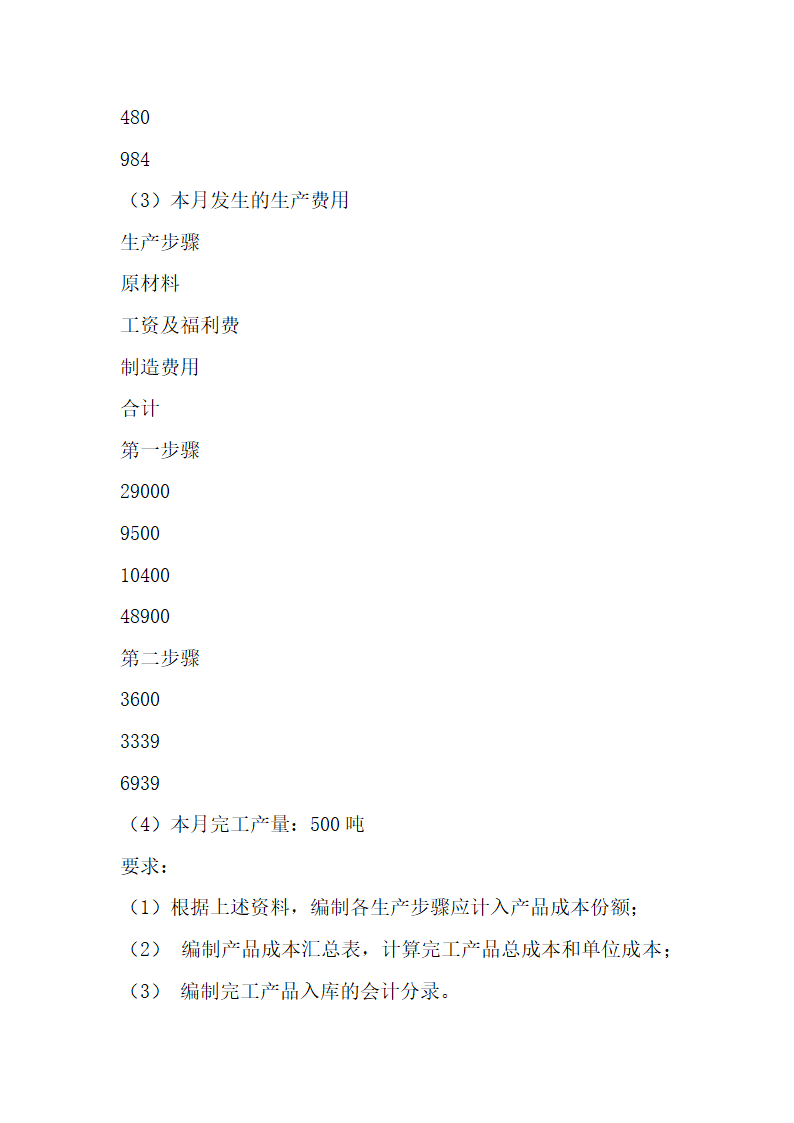 成本会计考试试题参考.docx第16页