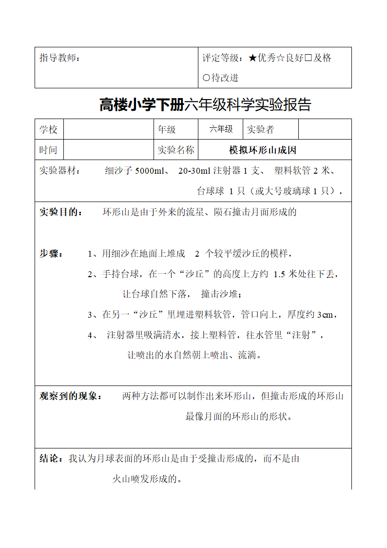 小学下册六年级科学实验报告.docx第21页