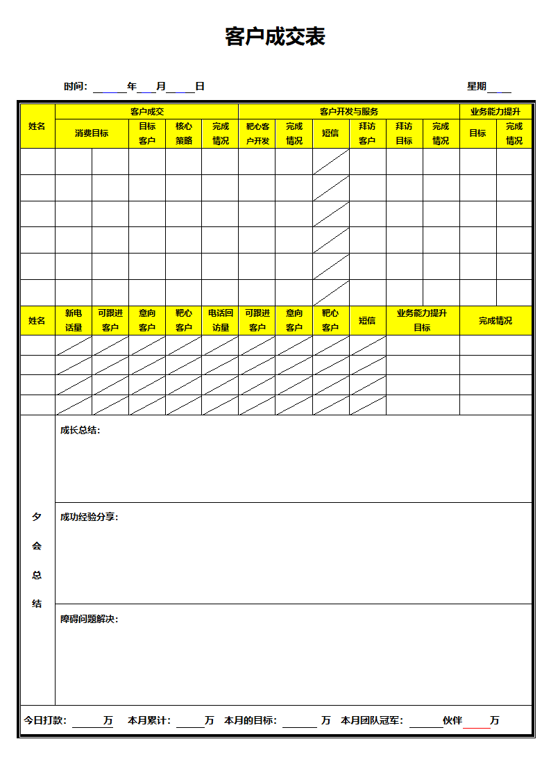 客户成交表.doc第1页