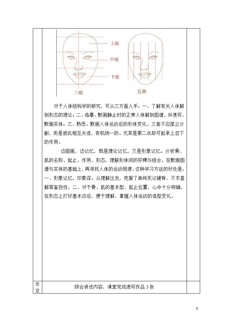 速写专业教案第6页