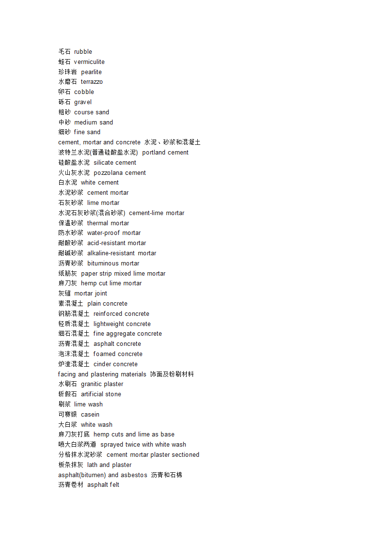 建筑学常见英语词汇第9页