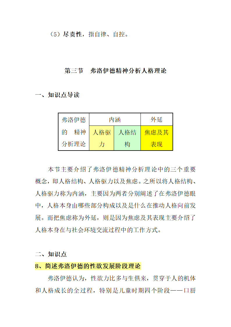 人格心理学知识点第6页