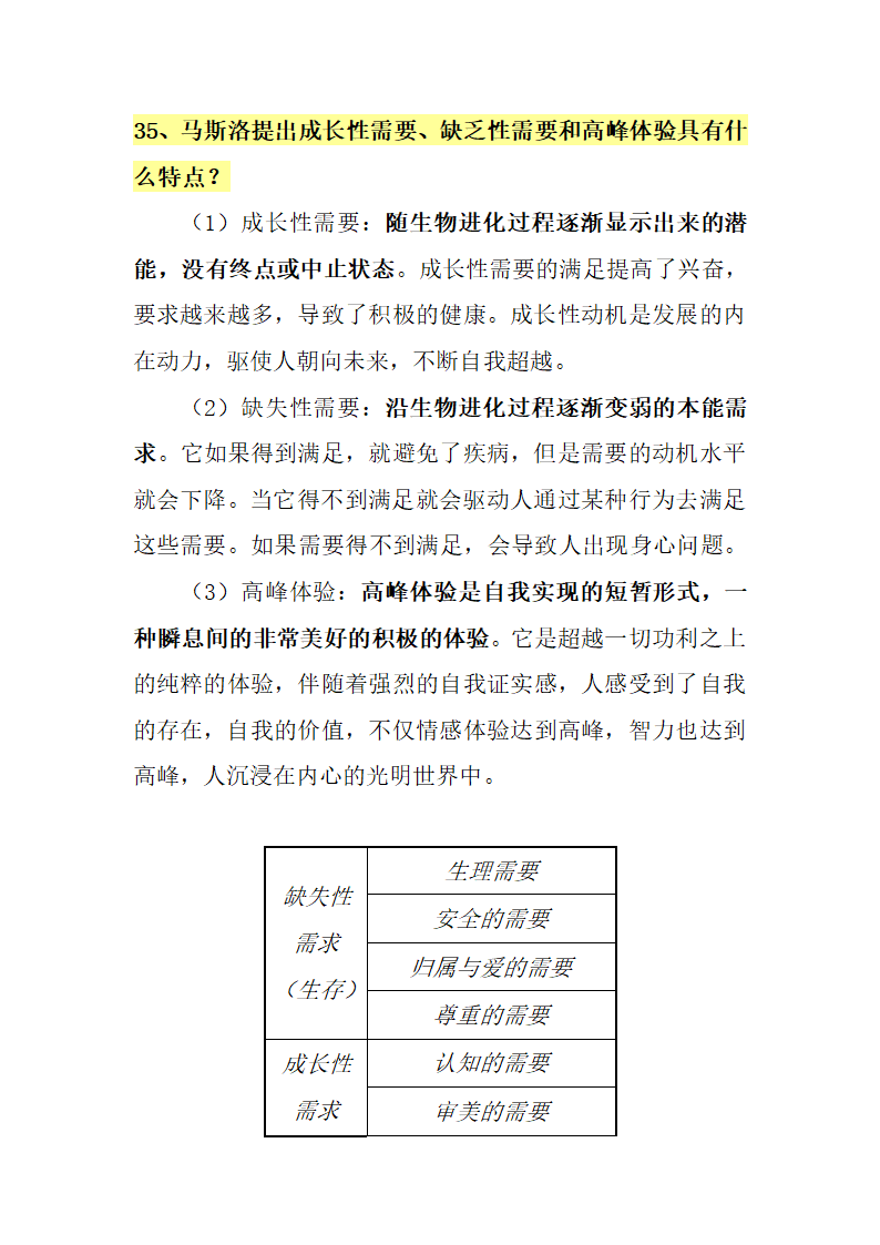 人格心理学知识点第33页