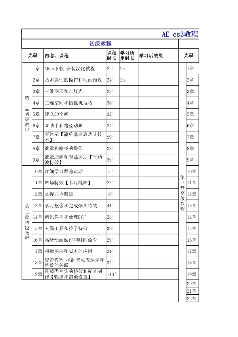 视频时间表第1页