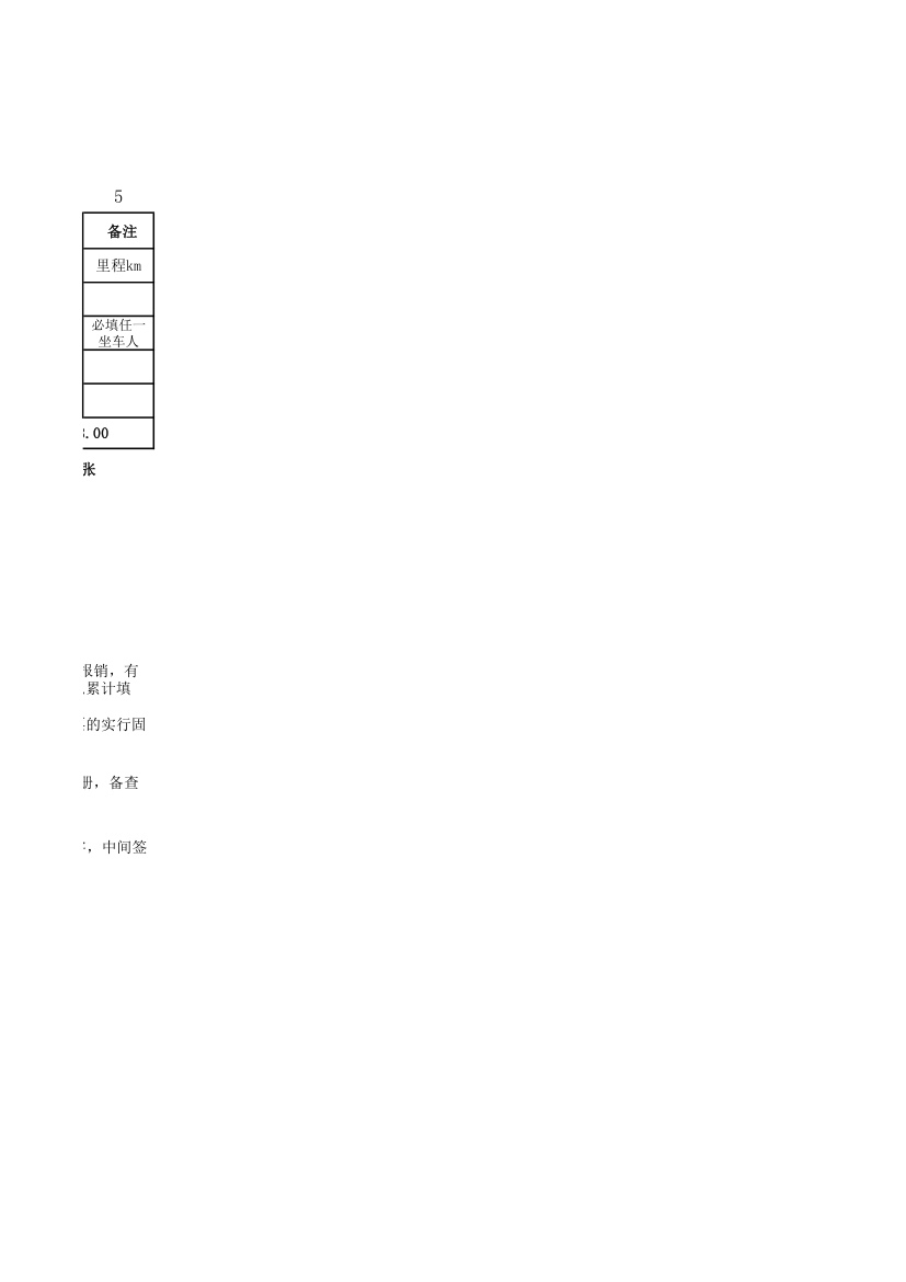 车辆费用报销单第2页