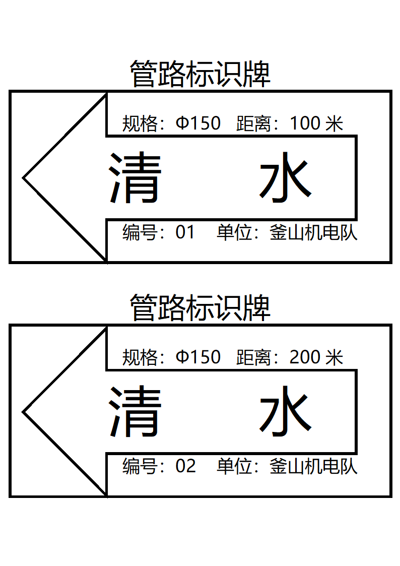 管路标识牌第2页