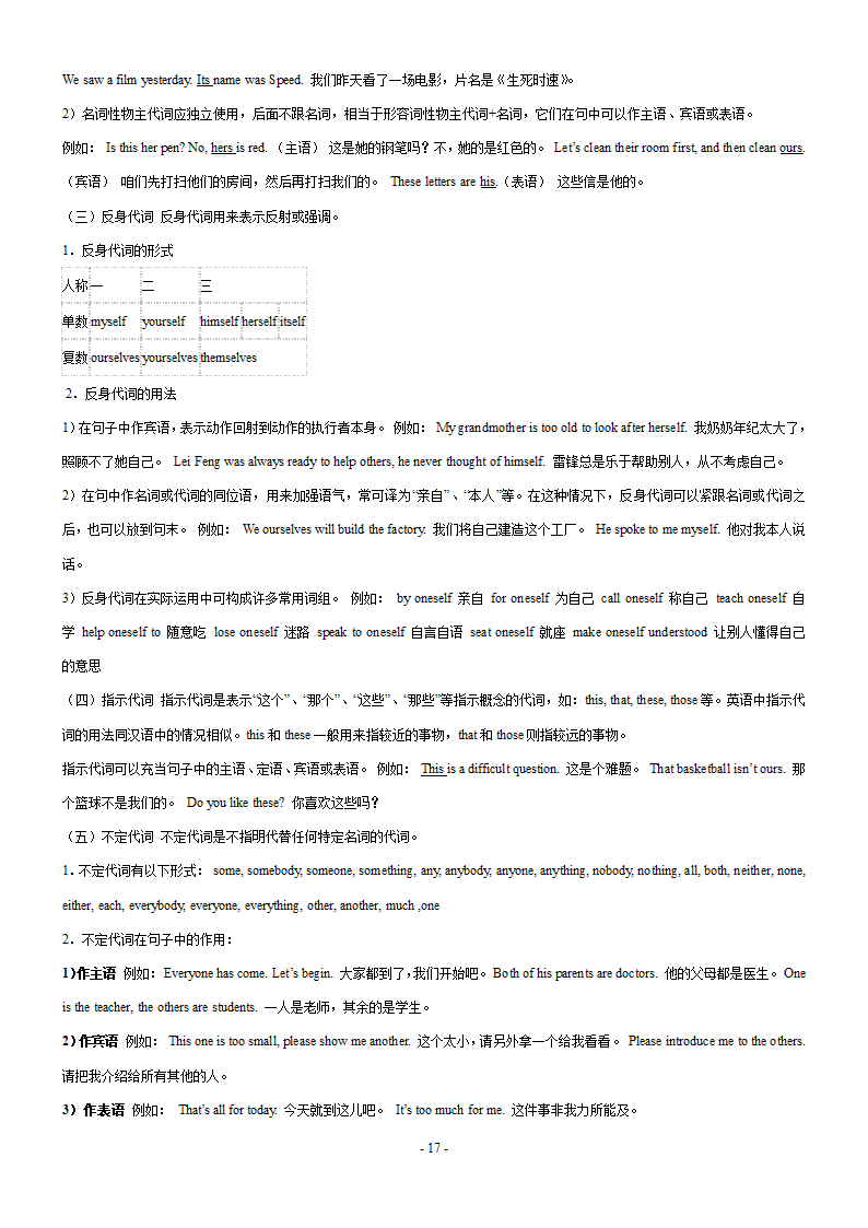 初中语法教案第17页