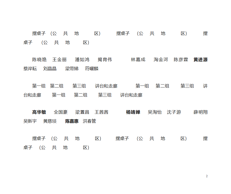 初 一 5 班 座位表 最新的第2页