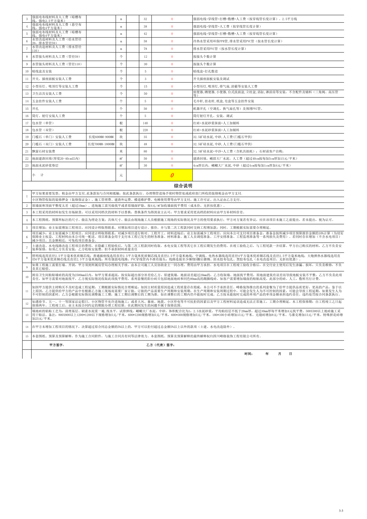 488套餐报价表第3页