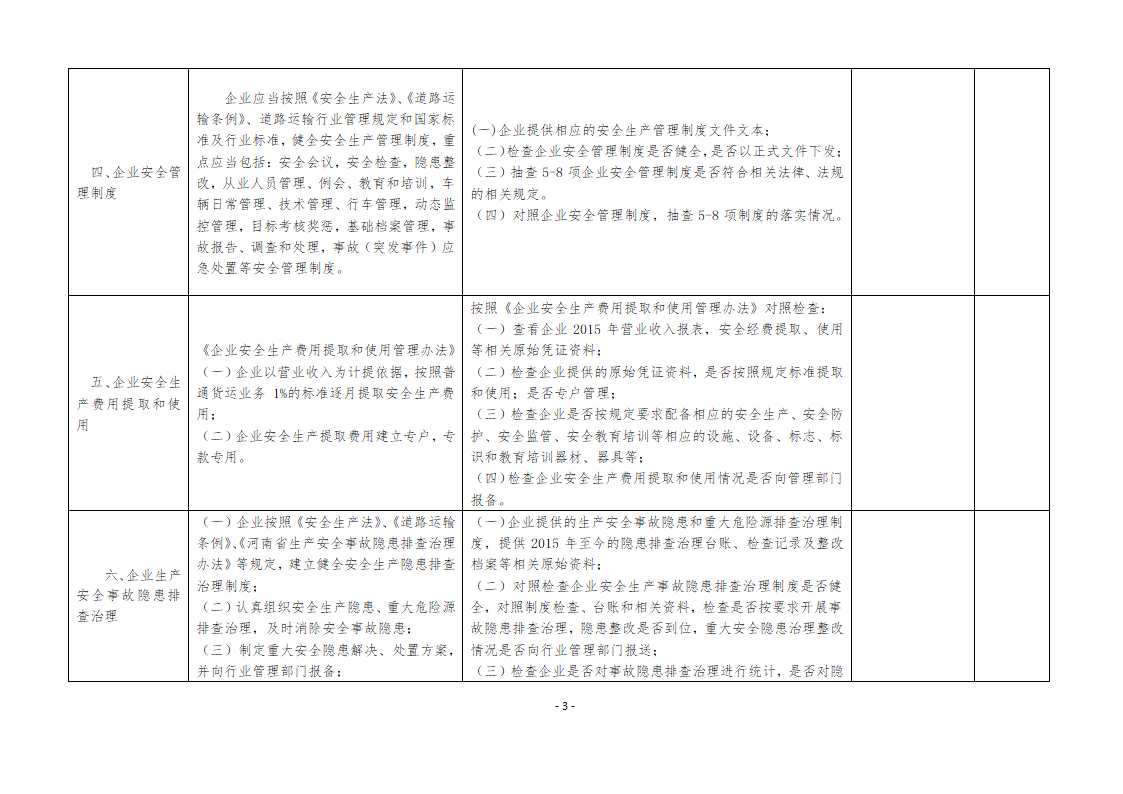 普货检查表第3页