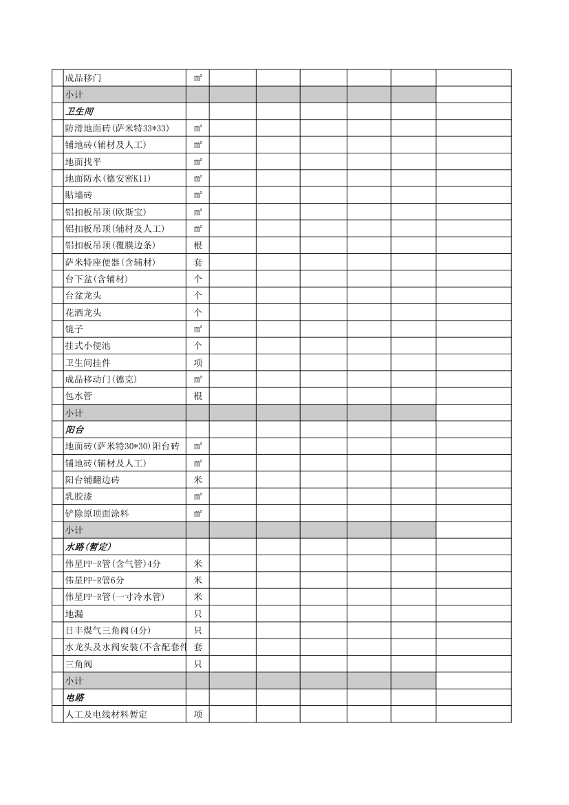 家庭装修报价第3页