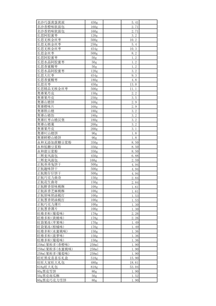 报价单第8页