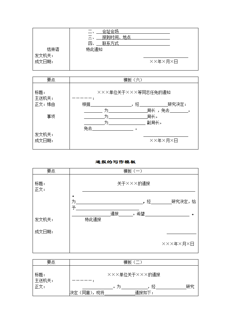 行政公文模板(实用)第6页