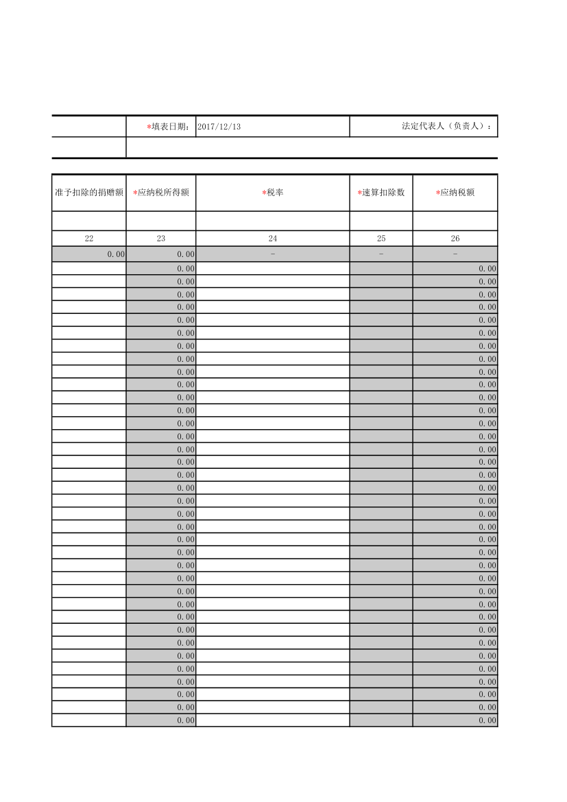 个税模板第81页