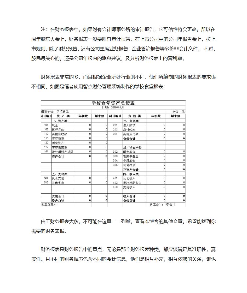 财务报表的种类第9页