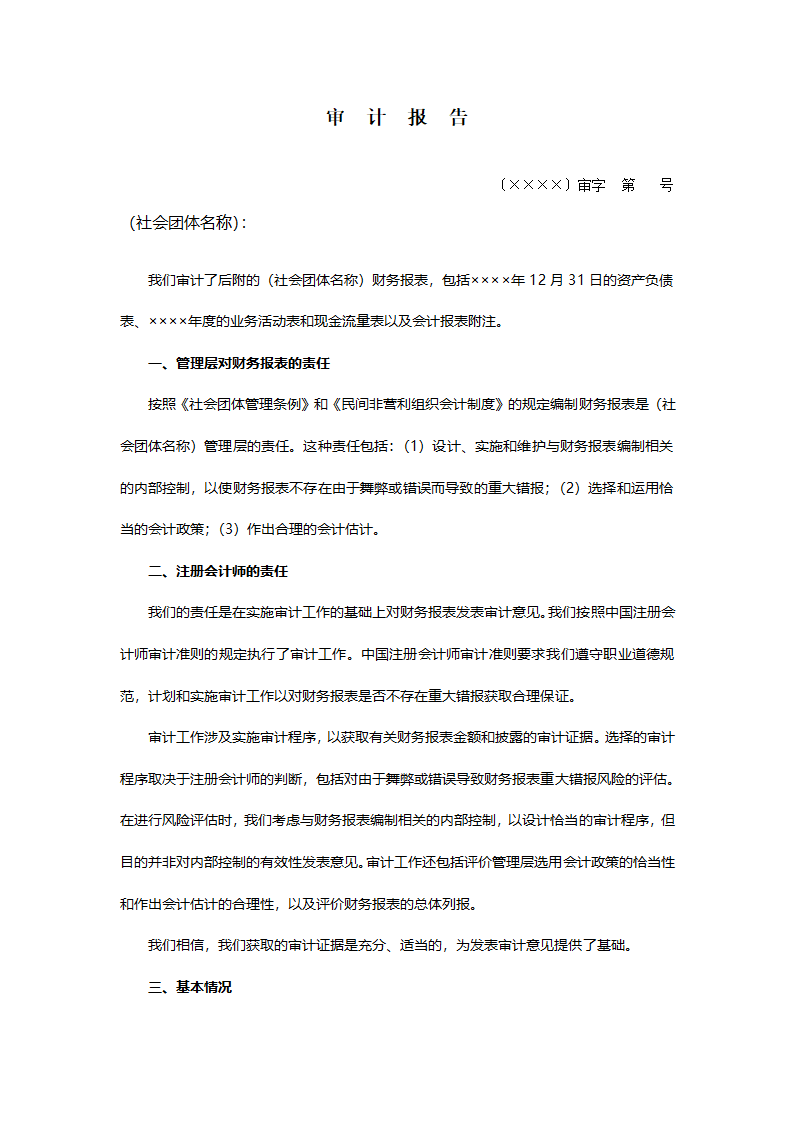 财务审计范本第2页