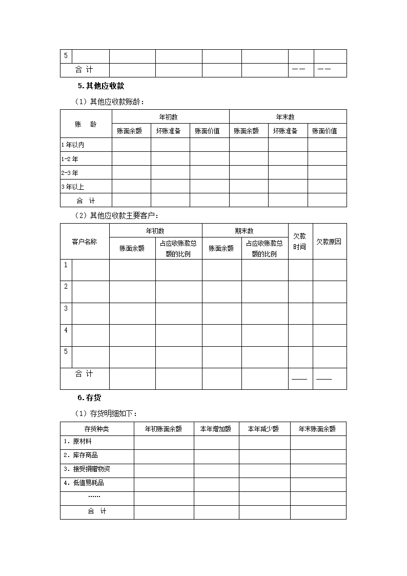 财务审计范本第17页