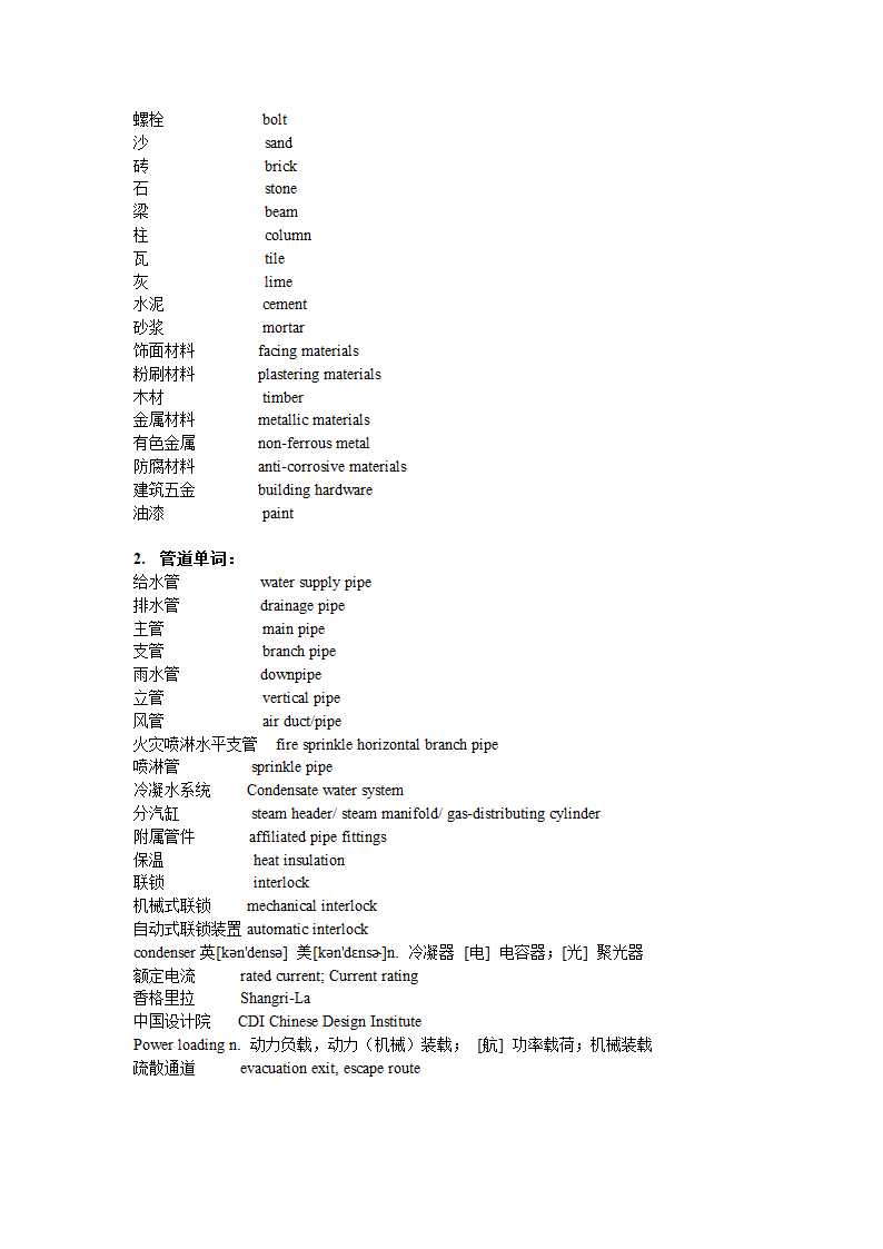 工程用语第4页