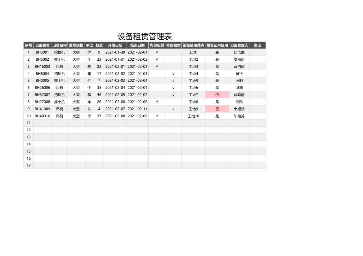 设备租赁管理表.xlsx