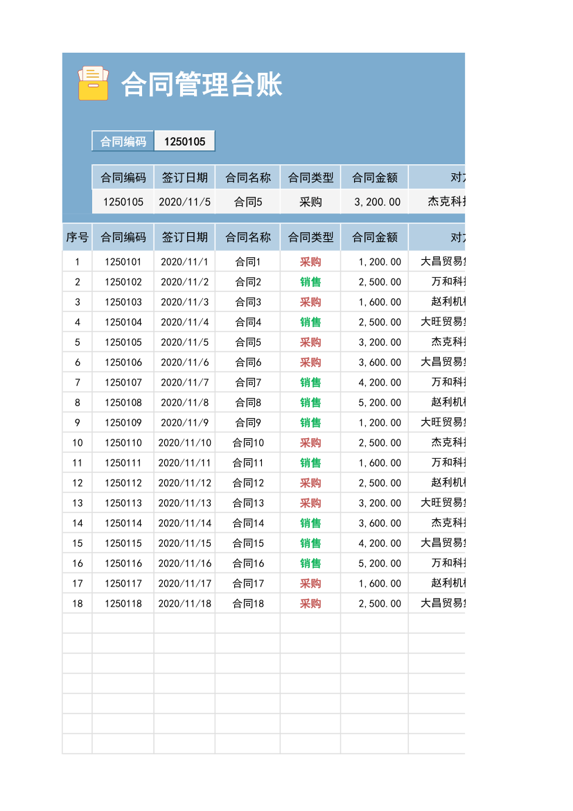 合同管理登记台账.xlsx