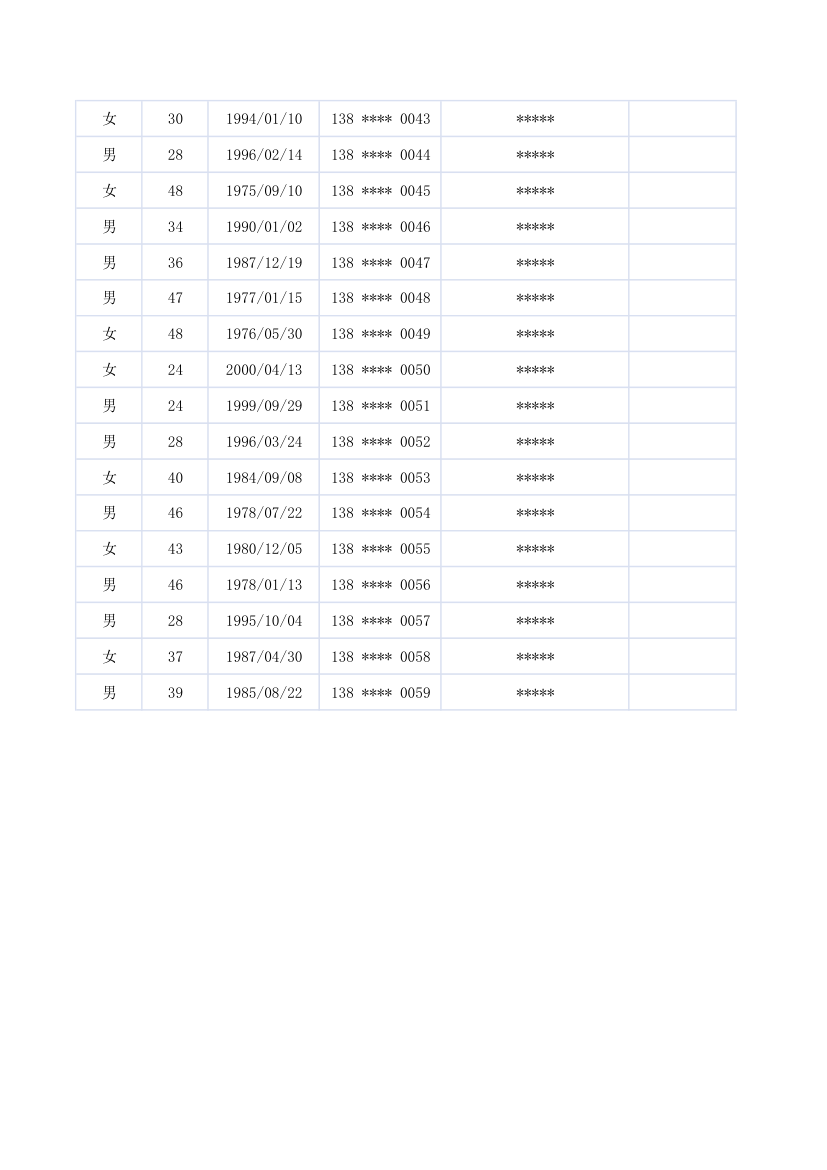 员工花名册登记表.xlsx第6页