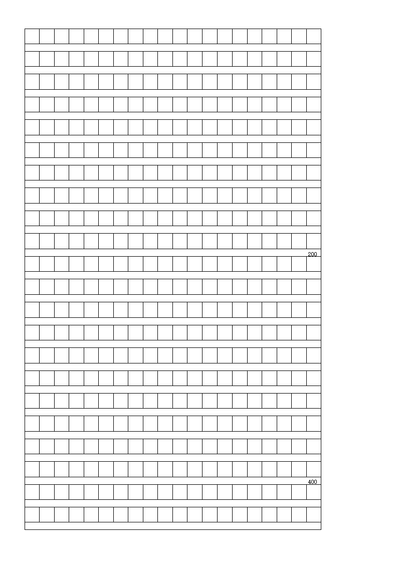 200字标准作文纸第1页