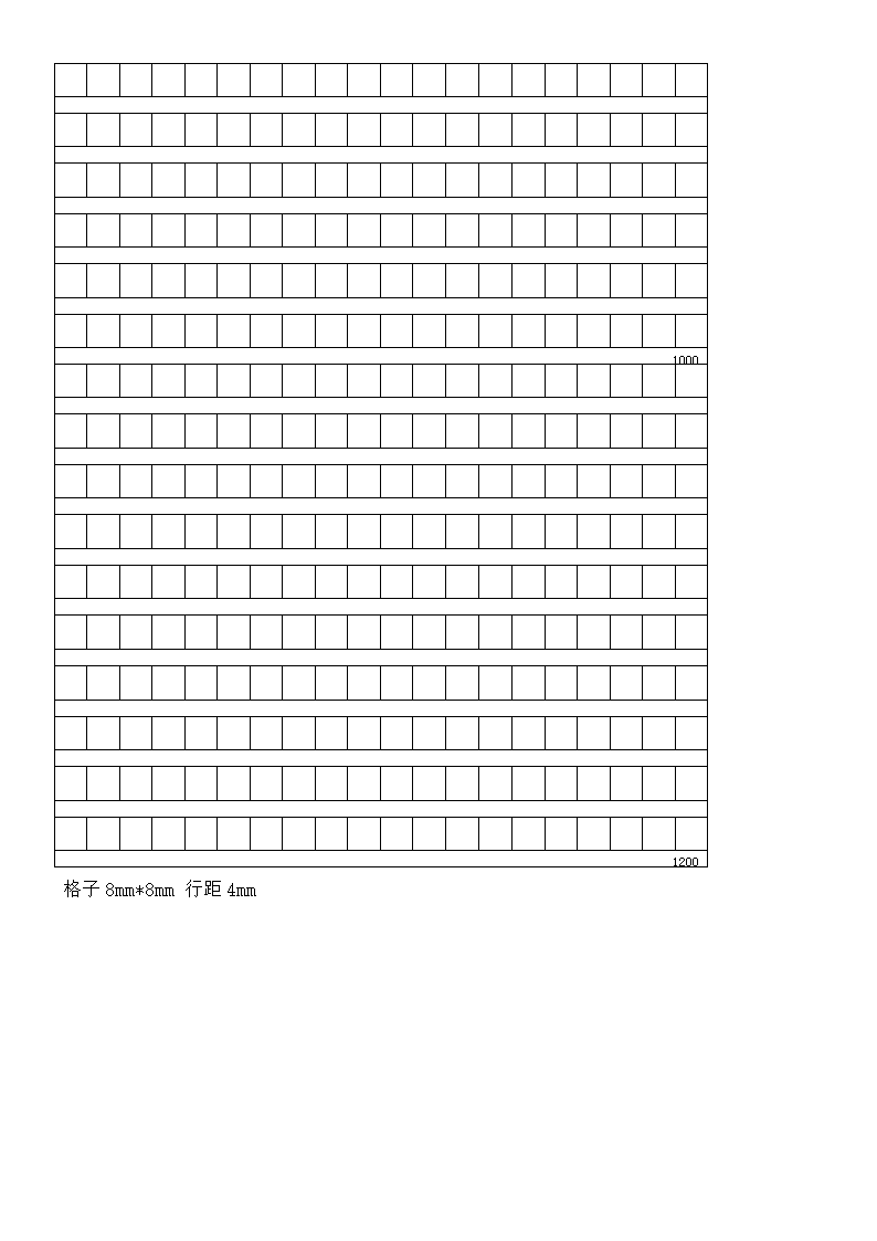 200字标准作文纸第3页