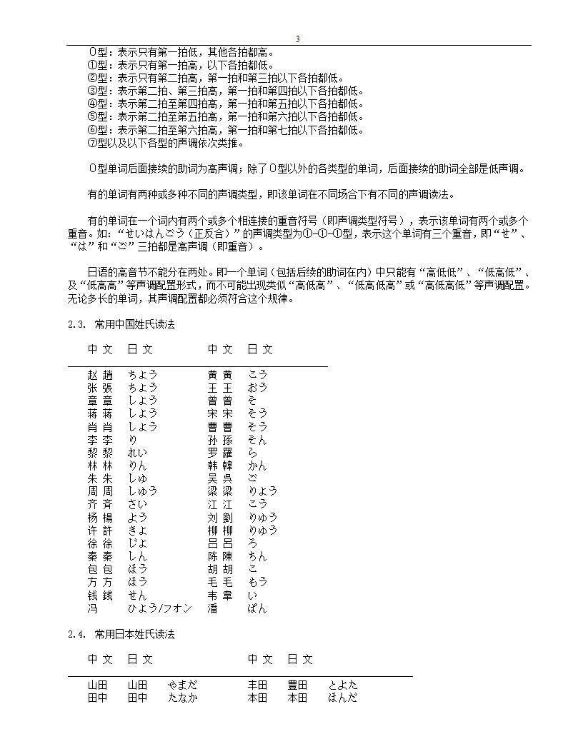 标准日本语(初级)笔记第3页