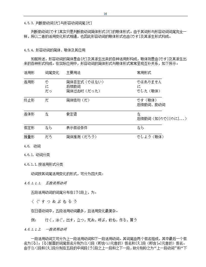 标准日本语(初级)笔记第16页