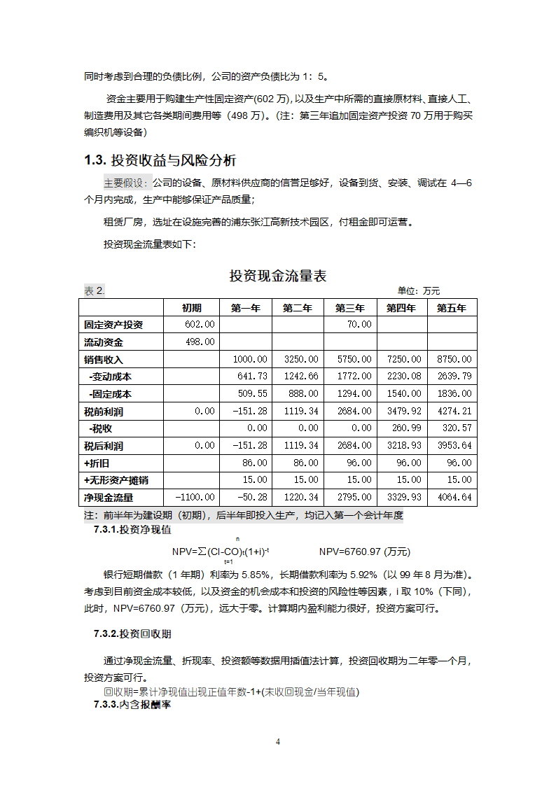 财务计划第5页