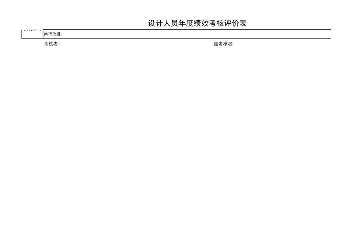 设计人员年度绩效考核评价表.xlsx第3页