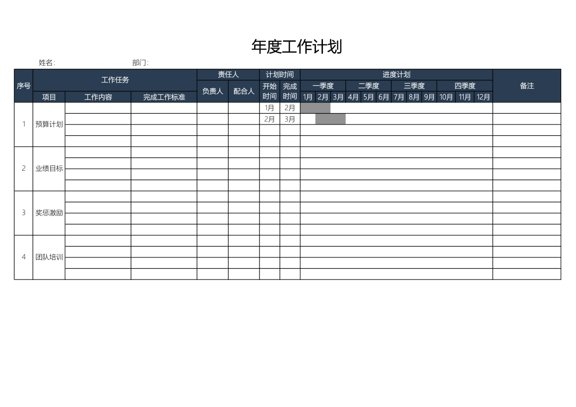 年度工作计划.xlsx第1页