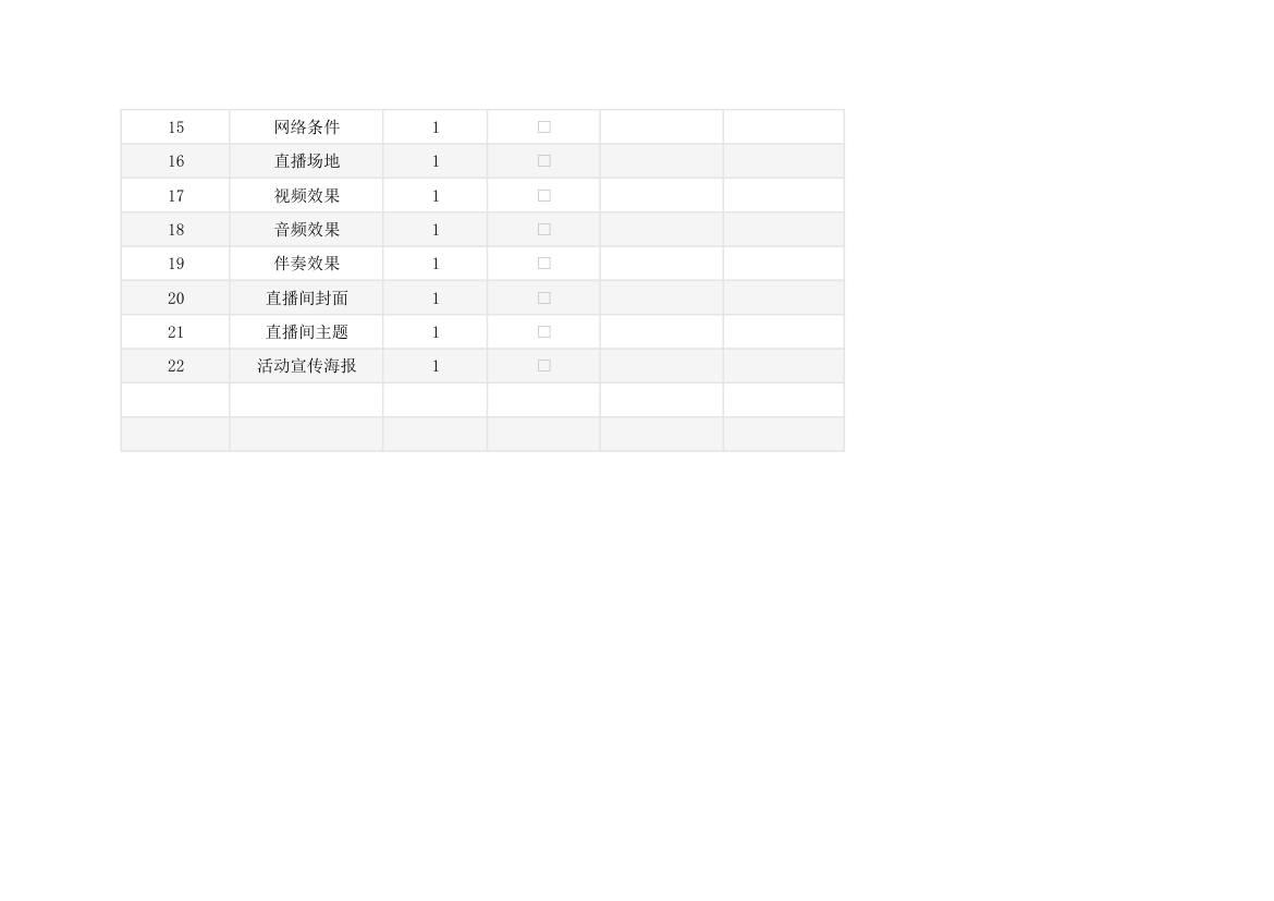 直播前检查清单.xlsx第2页