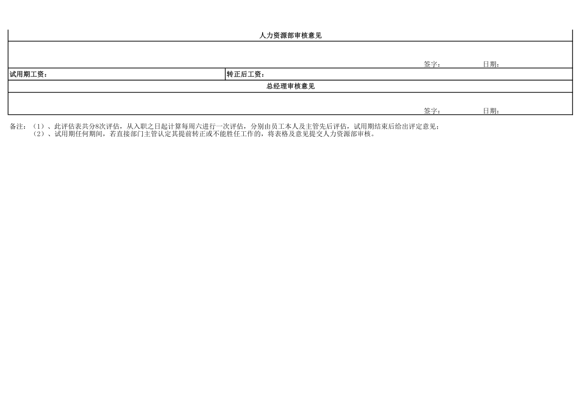 新员工试用期跟踪综合评估表.xlsx第3页