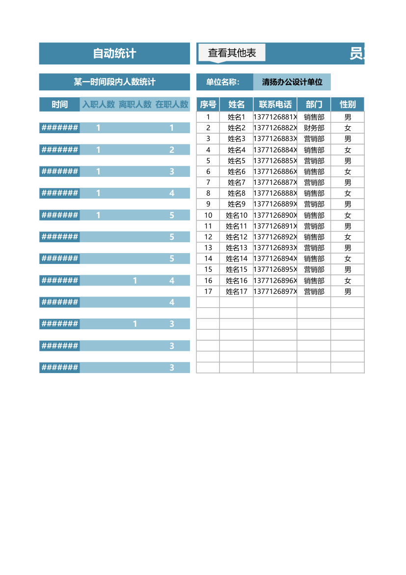 员工入职离职数量统计表.xlsx