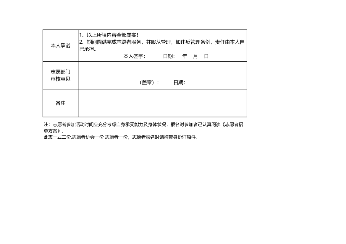 志愿者信息报名表.xlsx第2页