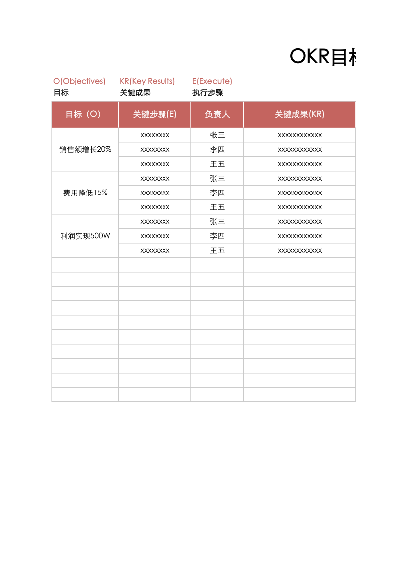 OKR目标工作计划表.xlsx