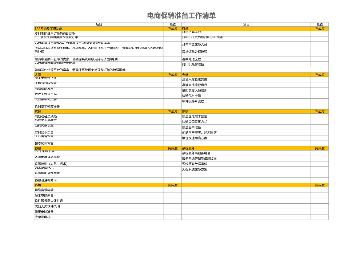 电商促销准备工作清单.xlsx