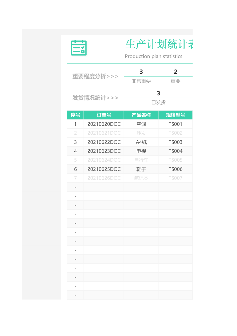 生产订单计划统计表.xlsx第1页