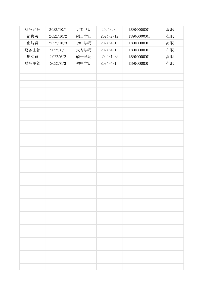 人事档案花名册管理表.xlsx第16页