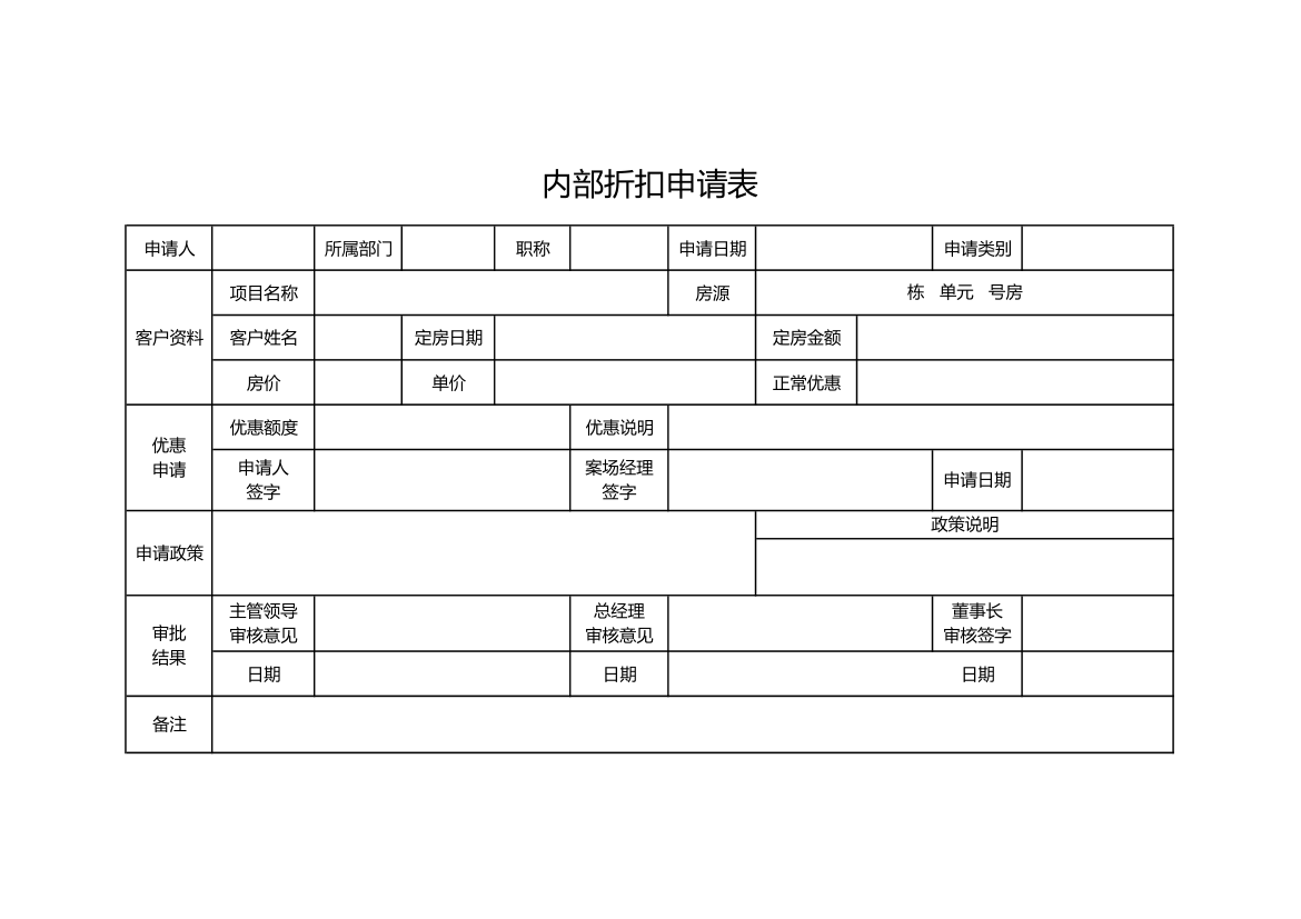 内部折扣申请表.xlsx